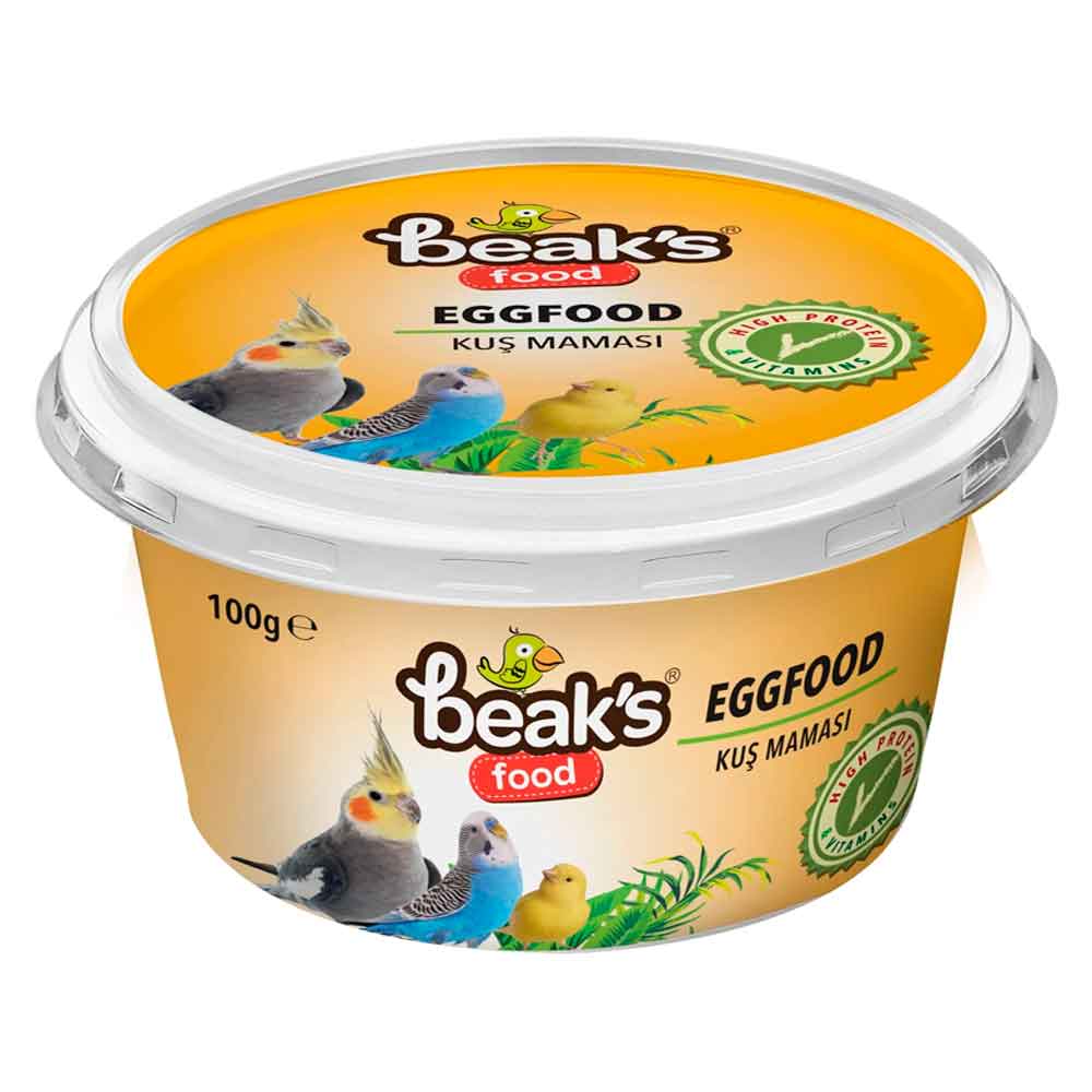 Beaks Kuş Maması Yumurtalı 100 Gr